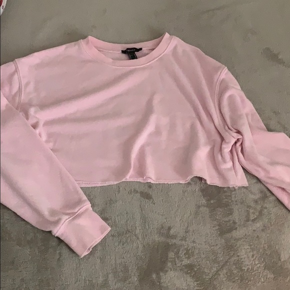 Pink Cropped sweater - Picture 1 of 3